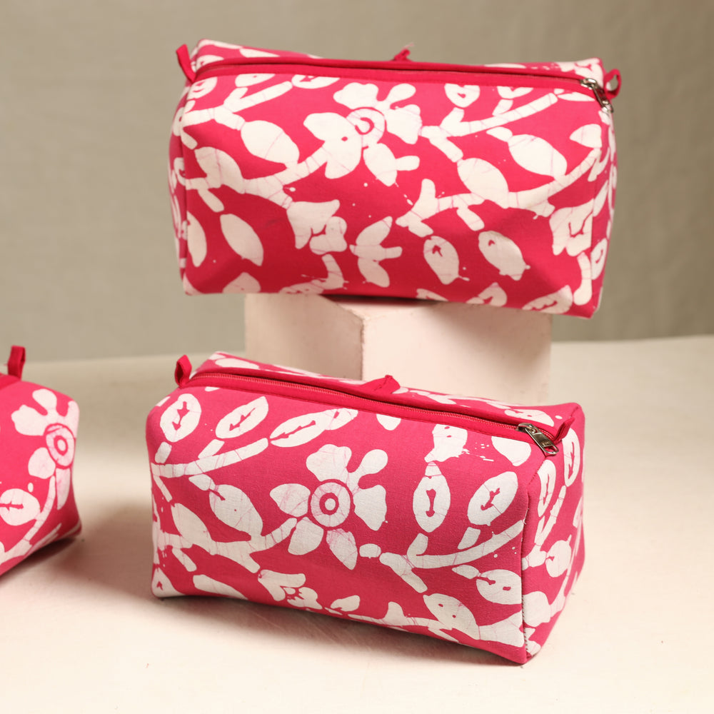 Cotton Toiletry Bag Set