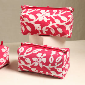  Handmade Cotton Toiletry Bags (Set of 3) 87 