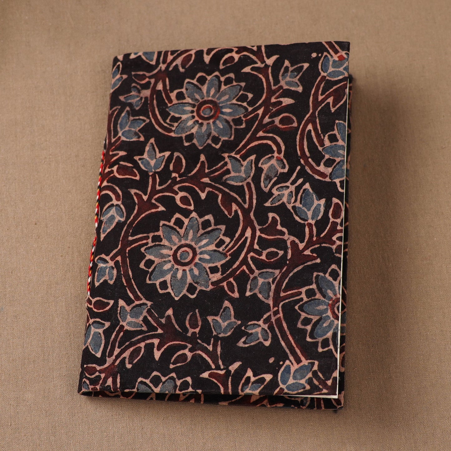 Handmade Paper Notebook in Ajrakh Cover (7 x 5 in) 46