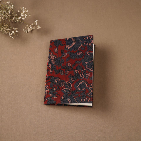 Red - Handmade Paper Notebook in Ajrakh Cover (7 x 5 in) 45
