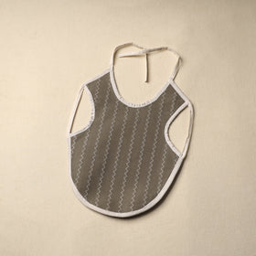 Brown Handmade Cotton Baby Bib