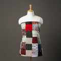Multicolor - handcrafted patchwork cotton unstitched kurta