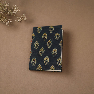 Handmade Paper Notebook in Ajrakh Cover (7 x 5 in) 43
