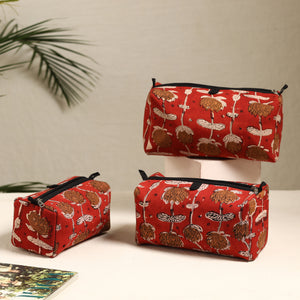 Handmade Cotton Toiletry Bags (Set of 3) 90