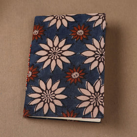 Handmade Paper Notebook in Ajrakh Cover (7 x 5 in) 42