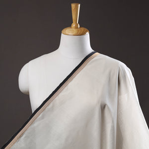 Original Mangalagiri Handloom Cotton Zari Border Fabric 07