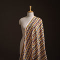 Yellow - Sanganeri Hand Block Print Cotton Fabric 06
