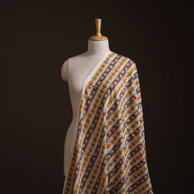 Yellow - Sanganeri Hand Block Print Cotton Fabric 06