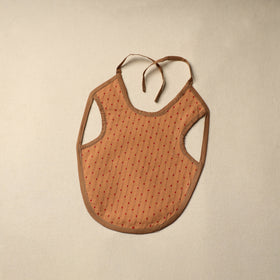 Brown Handmade Cotton Baby Bib