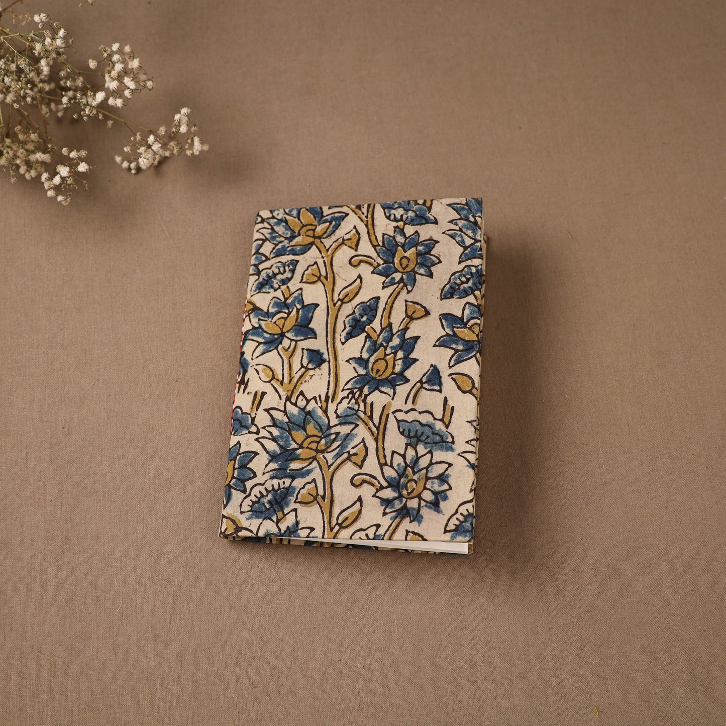 Handmade Paper Notebook in Ajrakh Cover (7 x 5 in) 39