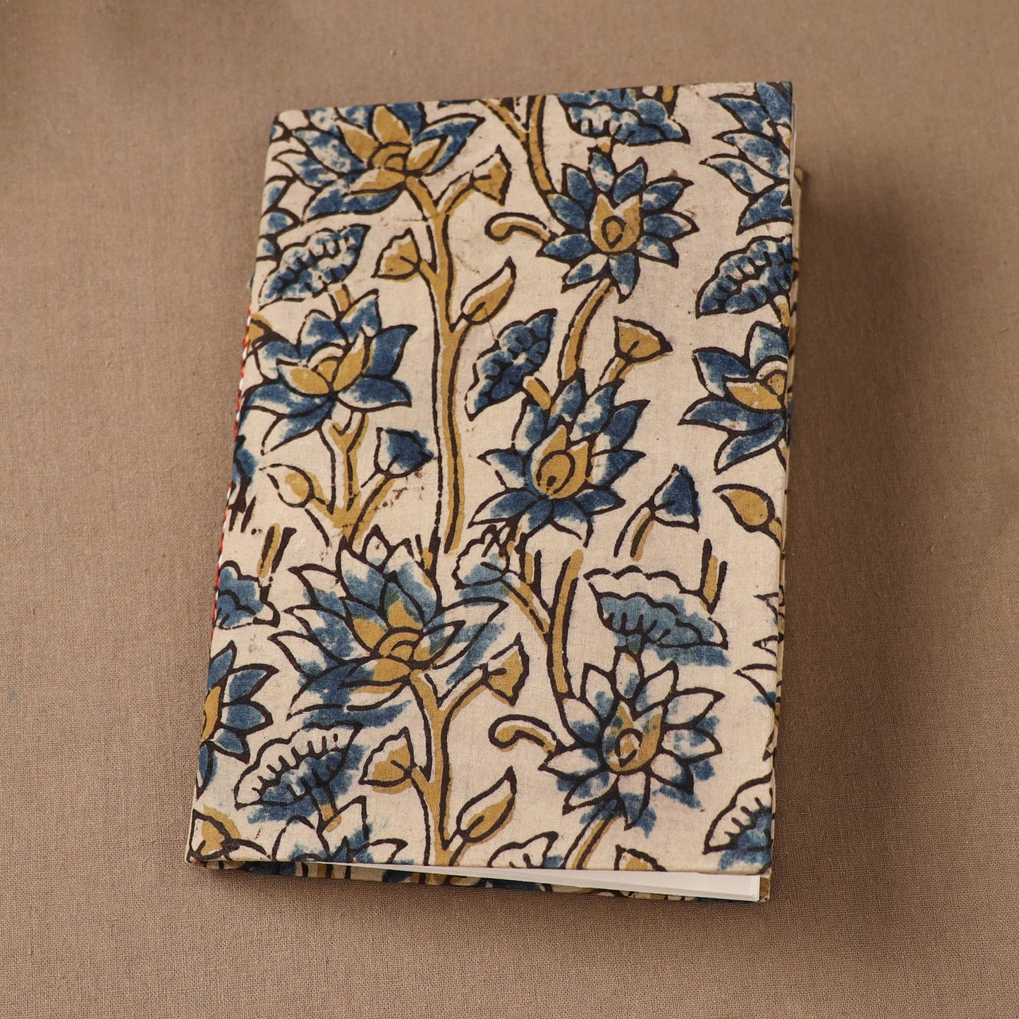 Handmade Paper Notebook in Ajrakh Cover (7 x 5 in) 39