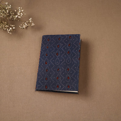 Handmade Paper Notebook in Ajrakh Cover (7 x 5 in) 37