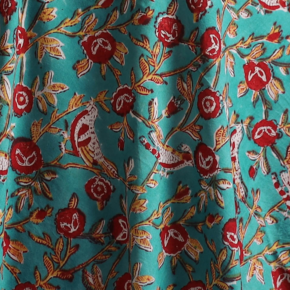 Sanganeri Hand Block Print Cotton Fabric 08