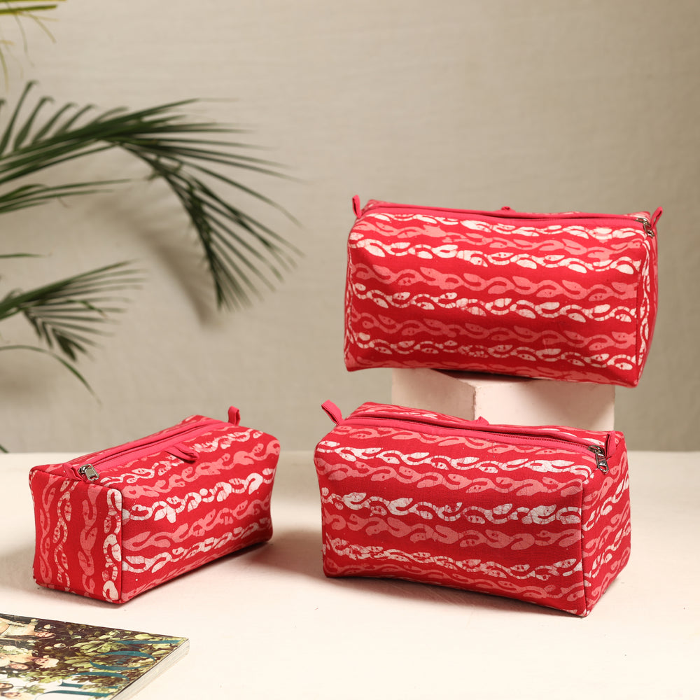 Cotton Toiletry Bag Set