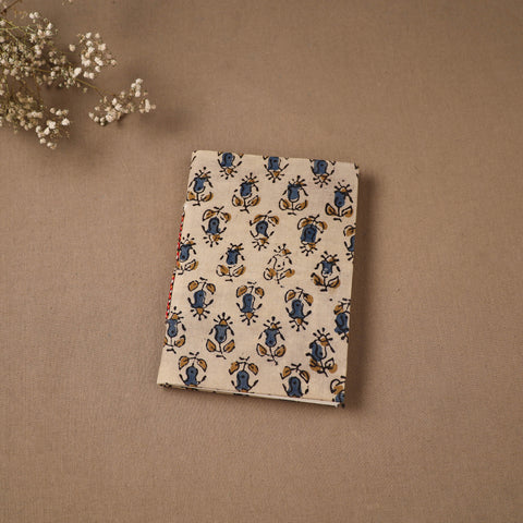 Beige - Handmade Paper Notebook in Ajrakh Cover (7 x 5 in) 36