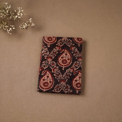 Brown - Handmade Paper Notebook in Ajrakh Cover (7 x 5 in) 35