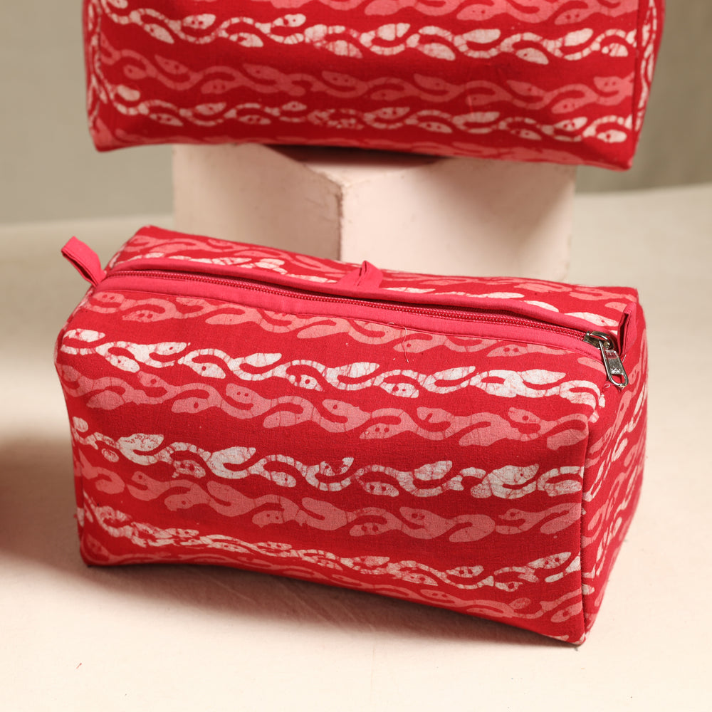 Cotton Toiletry Bag Set