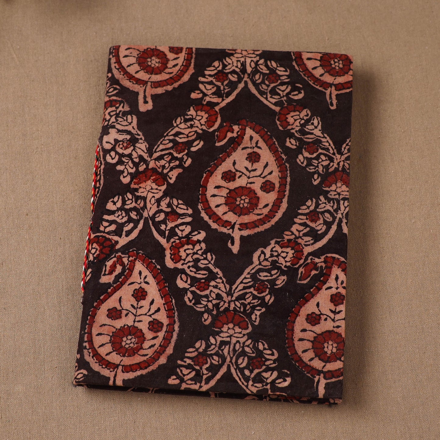 Handmade Paper Notebook in Ajrakh Cover (7 x 5 in) 35