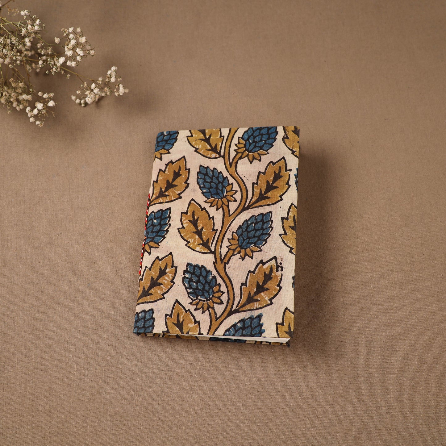 Handmade Paper Notebook in Ajrakh Cover (7 x 5 in) 34