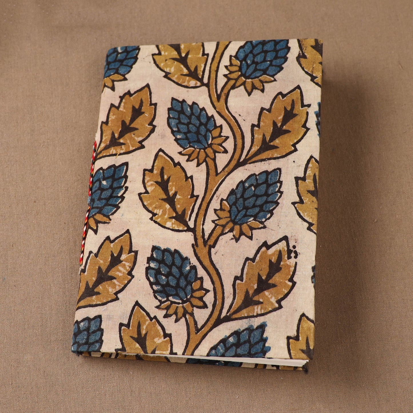Handmade Paper Notebook in Ajrakh Cover (7 x 5 in) 34
