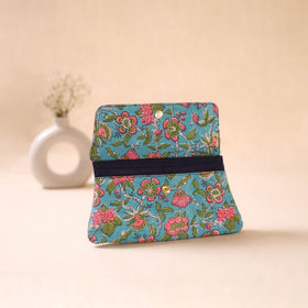 Embossed Leather Flap Hand Print Clutch  07