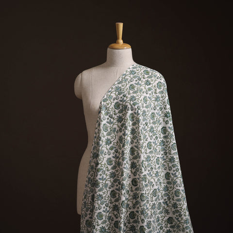 Sanganeri Hand Block Print Cotton Fabric 12