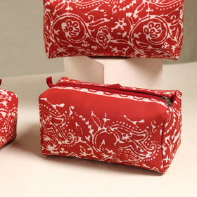  Handmade Cotton Toiletry Bags (Set of 3) 96 