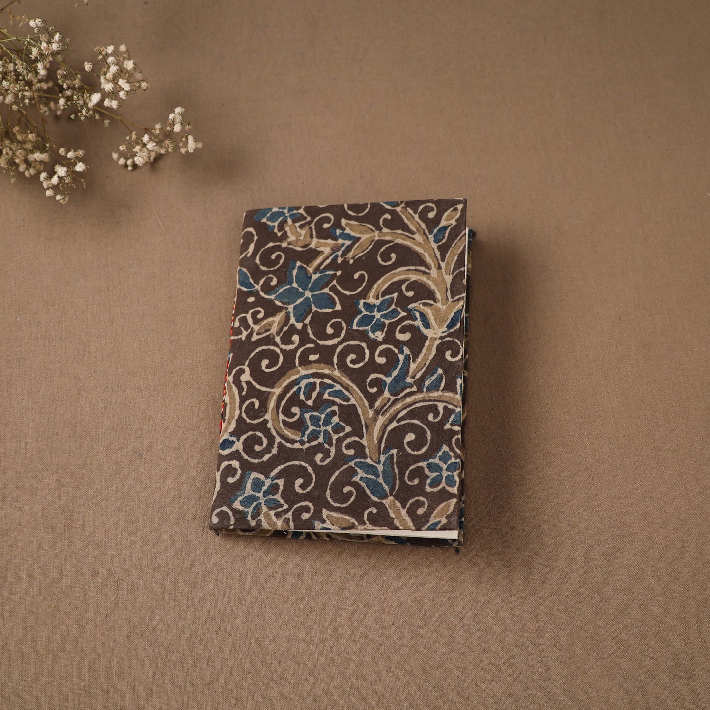 Handmade Paper Notebook in Ajrakh Cover (7 x 5 in) 29