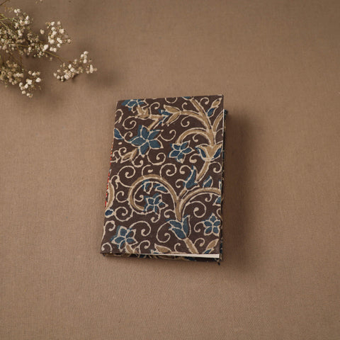 Brown - Handmade Paper Notebook in Ajrakh Cover (7 x 5 in) 29