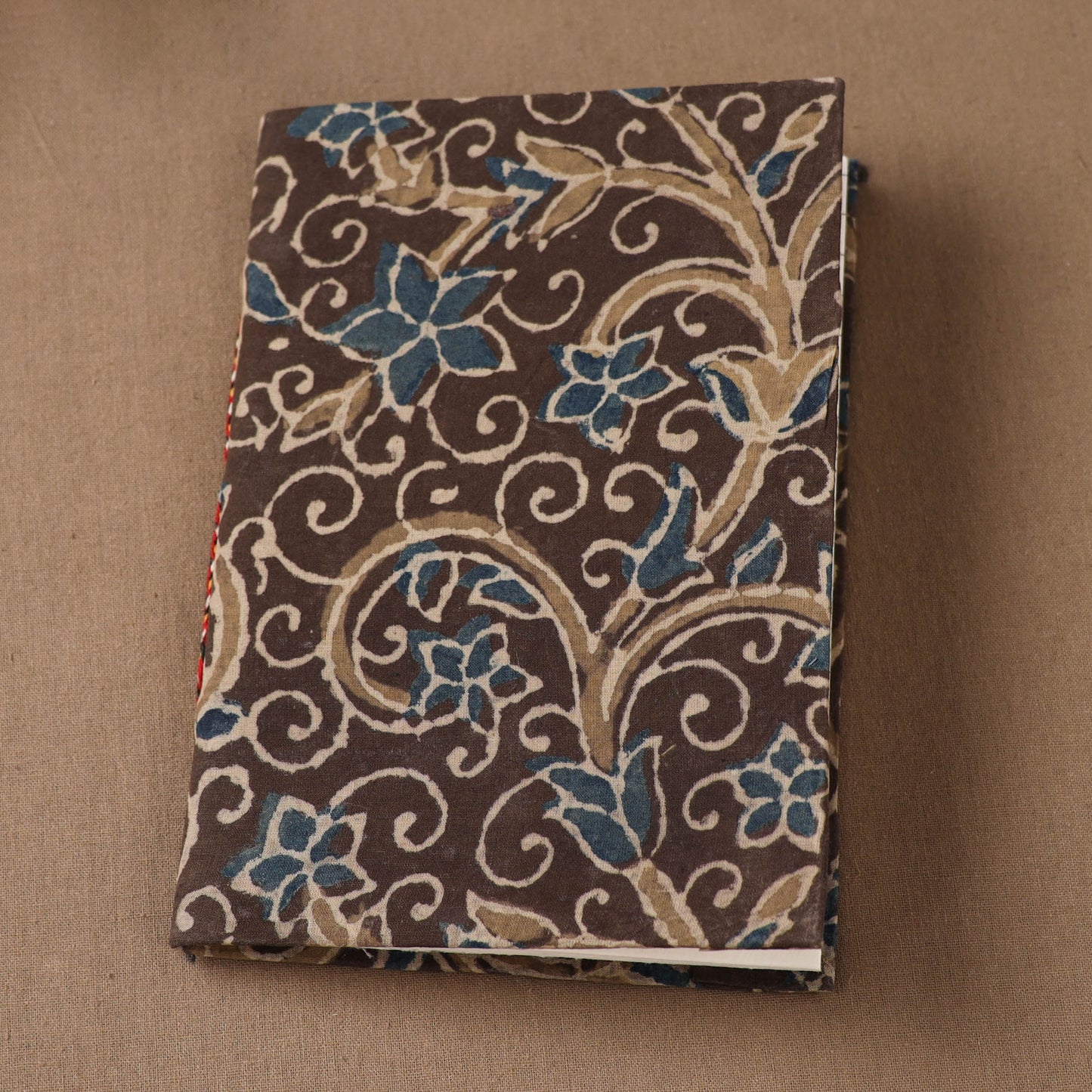 Handmade Paper Notebook in Ajrakh Cover (7 x 5 in) 29