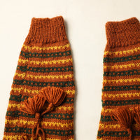 Multicolor - Kumaun Hand Knitted Woolen Leg Warmer 72