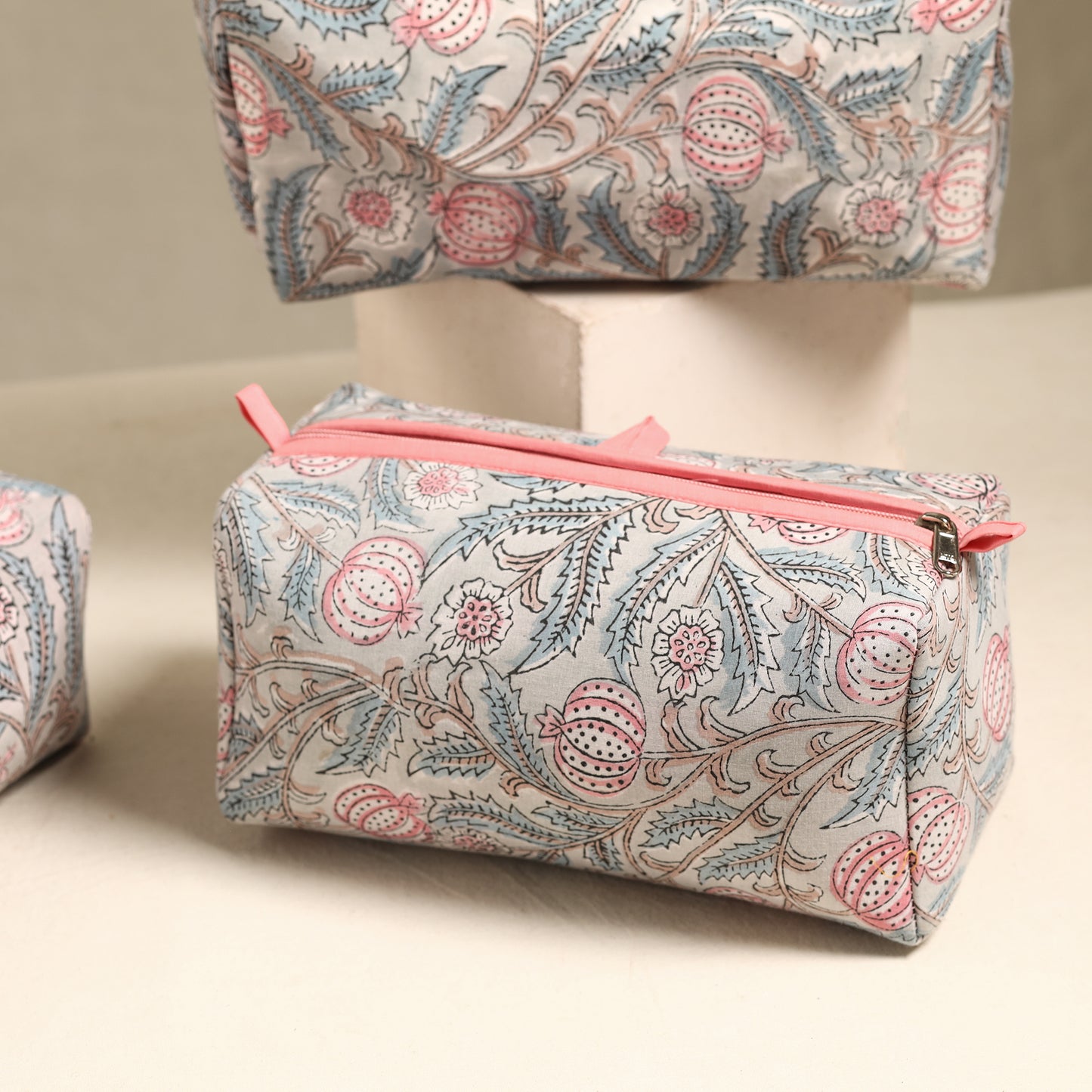 Cotton Toiletry Bag Set