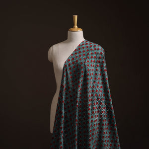 Green - Sanganeri Hand Block Print Cotton Fabric 16