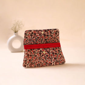 Embossed Leather Flap Hand Print Clutch  11