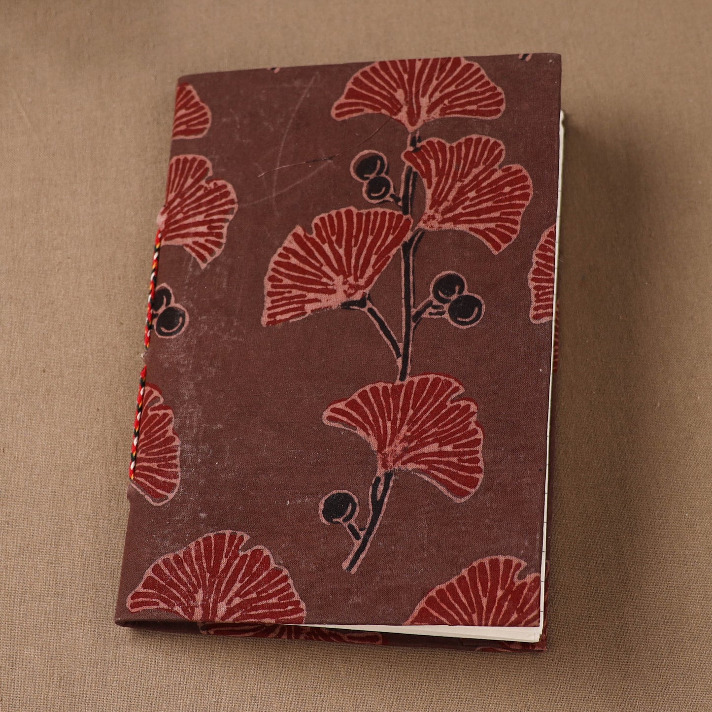 Handmade Paper Notebook in Ajrakh Cover (7 x 5 in) 22