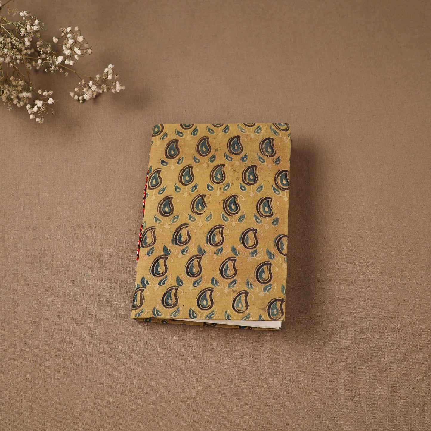 Handmade Paper Notebook in Ajrakh Cover (7 x 5 in) 21