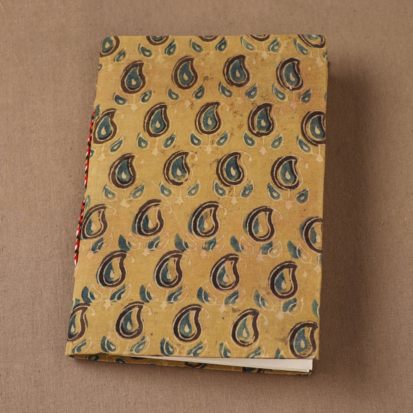 Handmade Paper Notebook in Ajrakh Cover (7 x 5 in) 21
