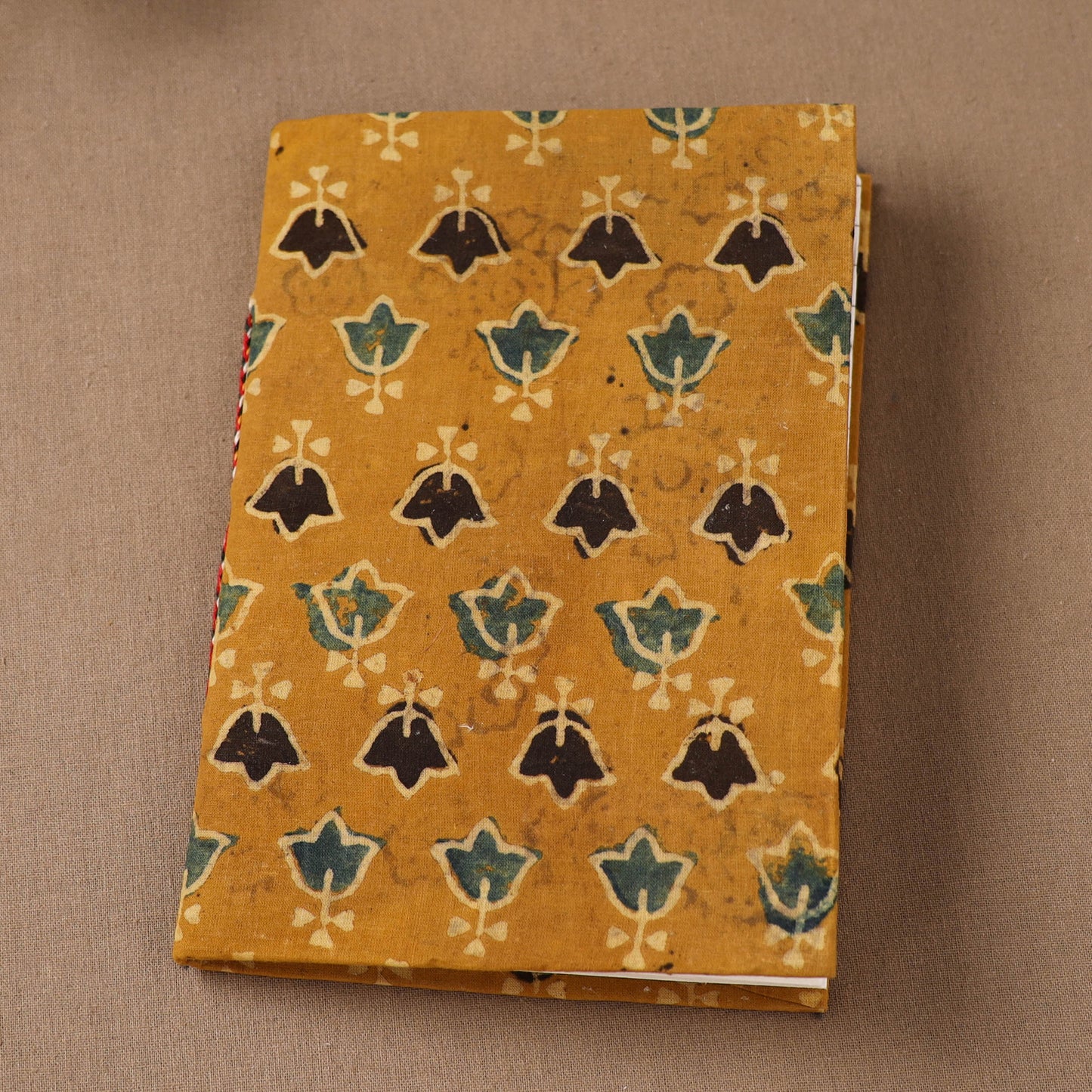 Handmade Paper Notebook in Ajrakh Cover (7 x 5 in) 19