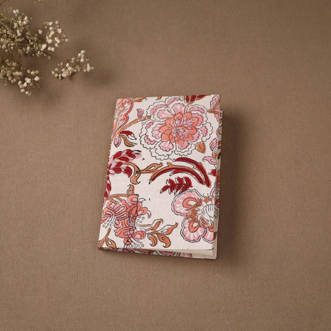 Handmade Paper Notebook in Floral Cover (7 x 5 in) 137