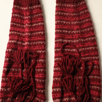 Maroon - Kumaun Hand Knitted Woolen Leg Warmer 78