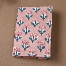 Handmade Paper Notebook in Floral Cover (7 x 5 in) 136