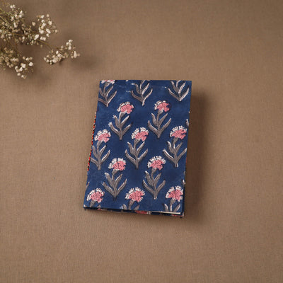 Handmade Paper Notebook in Floral Cover (7 x 5 in) 135