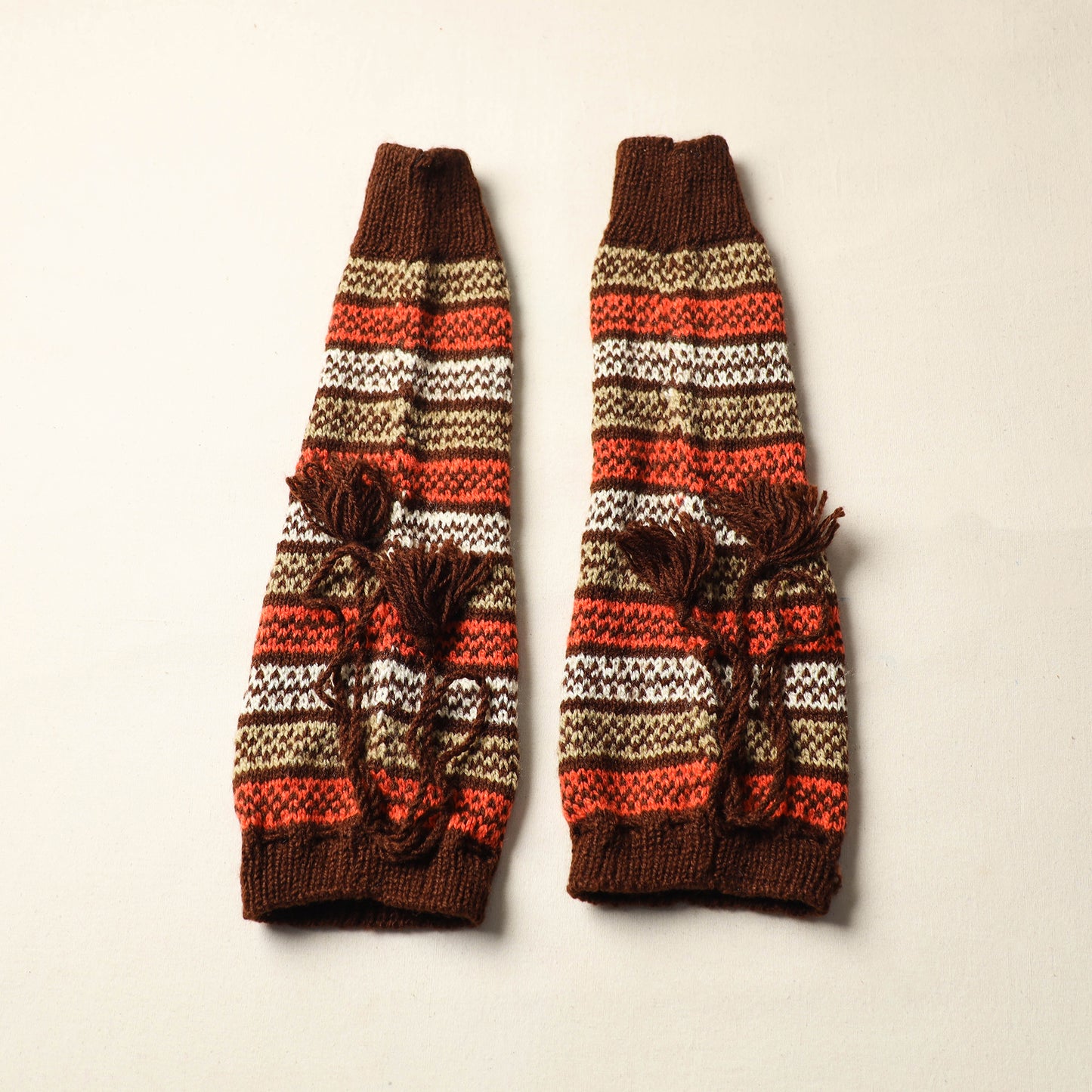 Multicolor - Kumaun Hand Knitted Woolen Leg Warmer 79