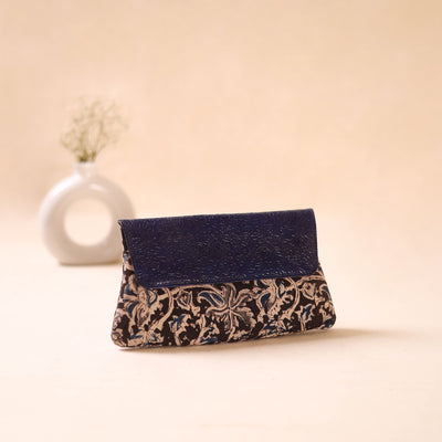 Embossed Leather Flap Hand Print Clutch  16