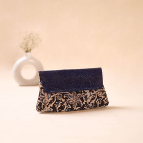 Embossed Leather Flap Hand Print Clutch  16