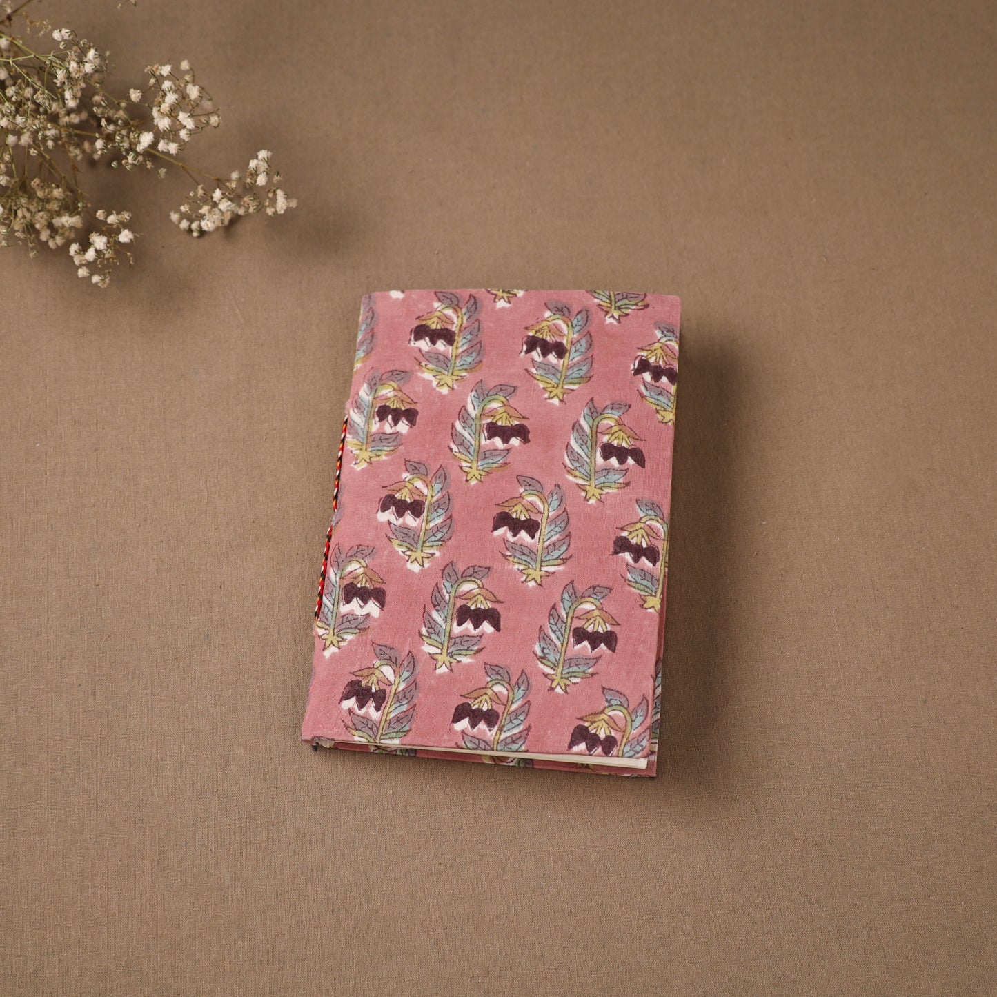Handmade Paper Notebook in Floral Cover (7 x 5 in) 133
