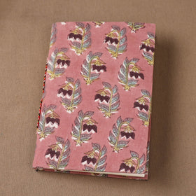 Handmade Paper Notebook in Floral Cover (7 x 5 in) 133