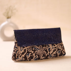 Embossed Leather Flap Hand Print Clutch  16
