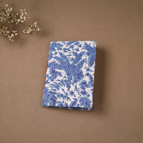 Handmade Paper Notebook in Floral Cover (7 x 5 in) 132