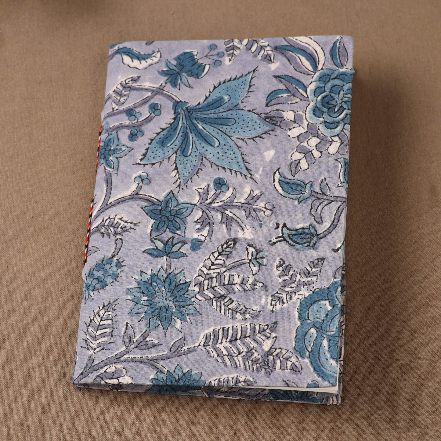 Handmade Paper Notebook in Floral Cover (7 x 5 in) 131